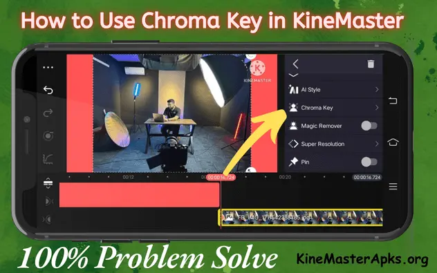 How to use chroma key in kinemaster