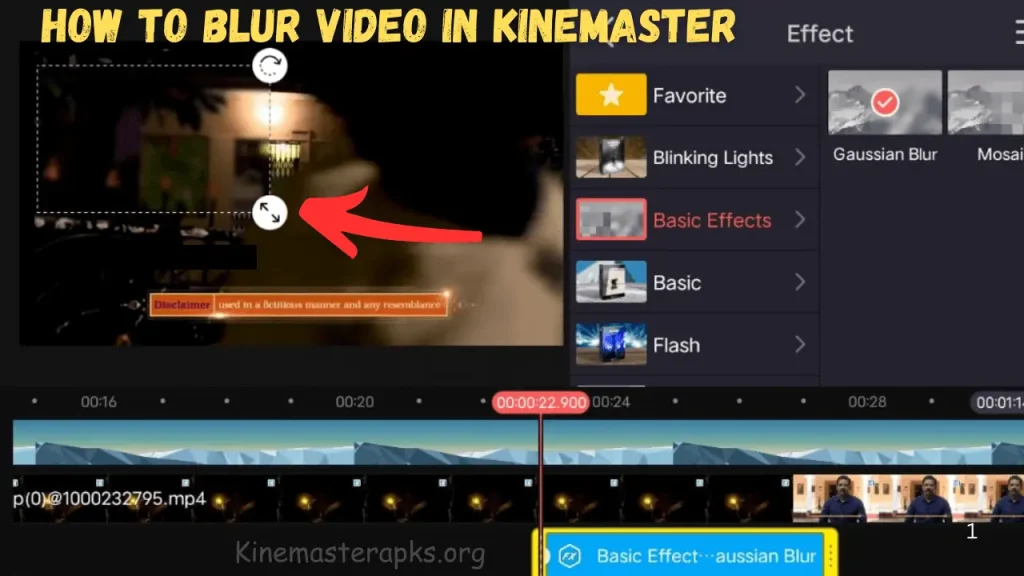 Kinemaster blur effect download